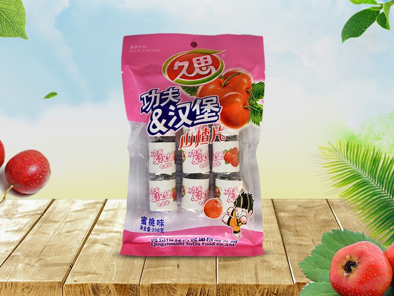 功夫汉堡山楂（蜜桃味）208g