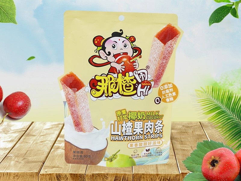 椰奶山楂果肉条
